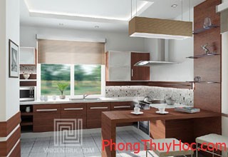 phong thuy cho bep an 02 Nguyên tắc phong thủy cho bếp ăn   Những vấn đề bạn nên biết